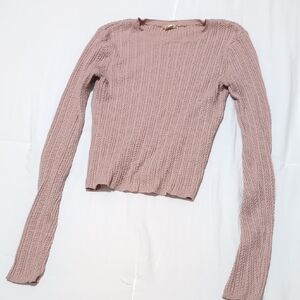 Garage Blush Knit Top